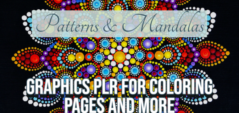 Patterns & Mandalas Coloring Pages PLR